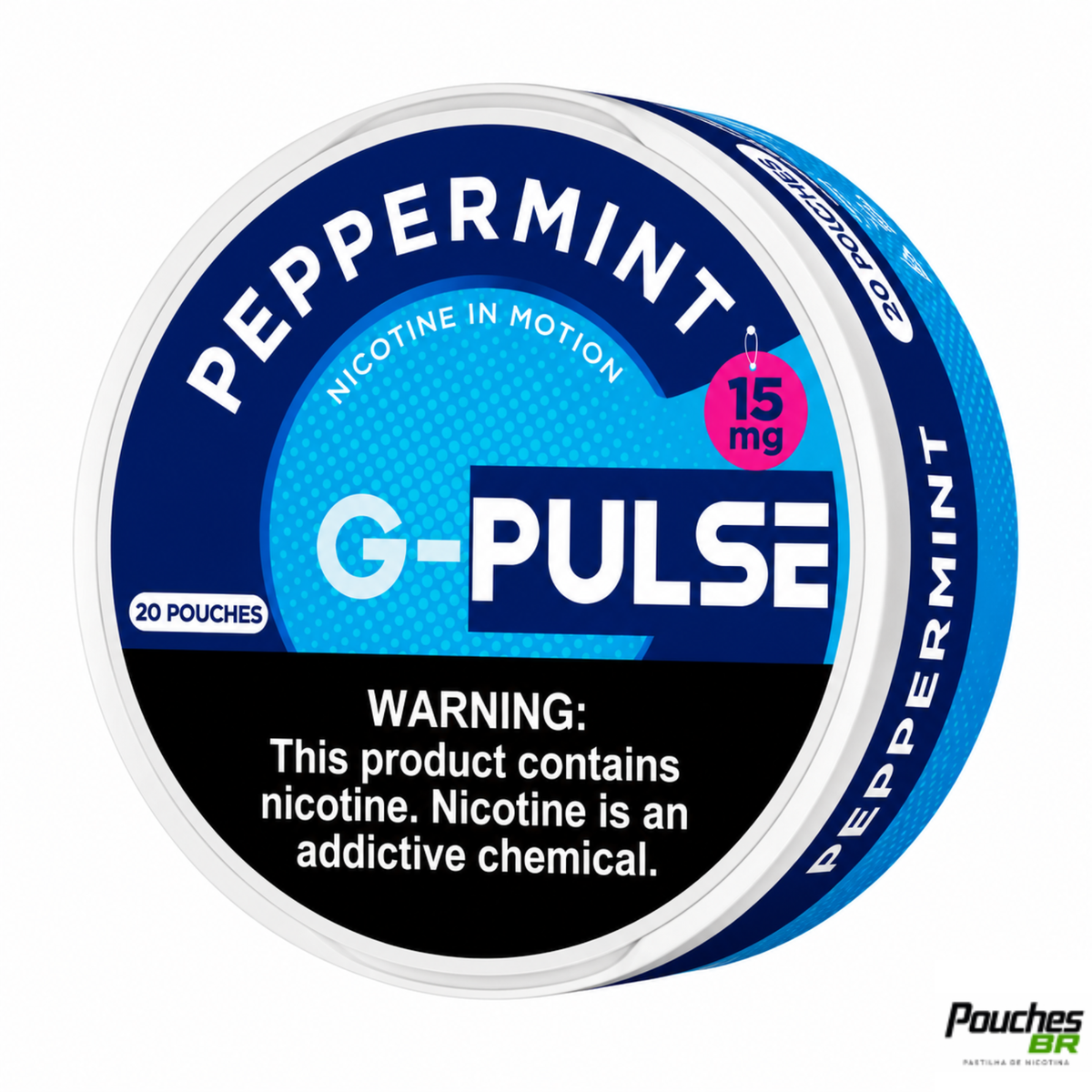 Nicotine G-PULSE Peppermint 15mg 20 Pouches
