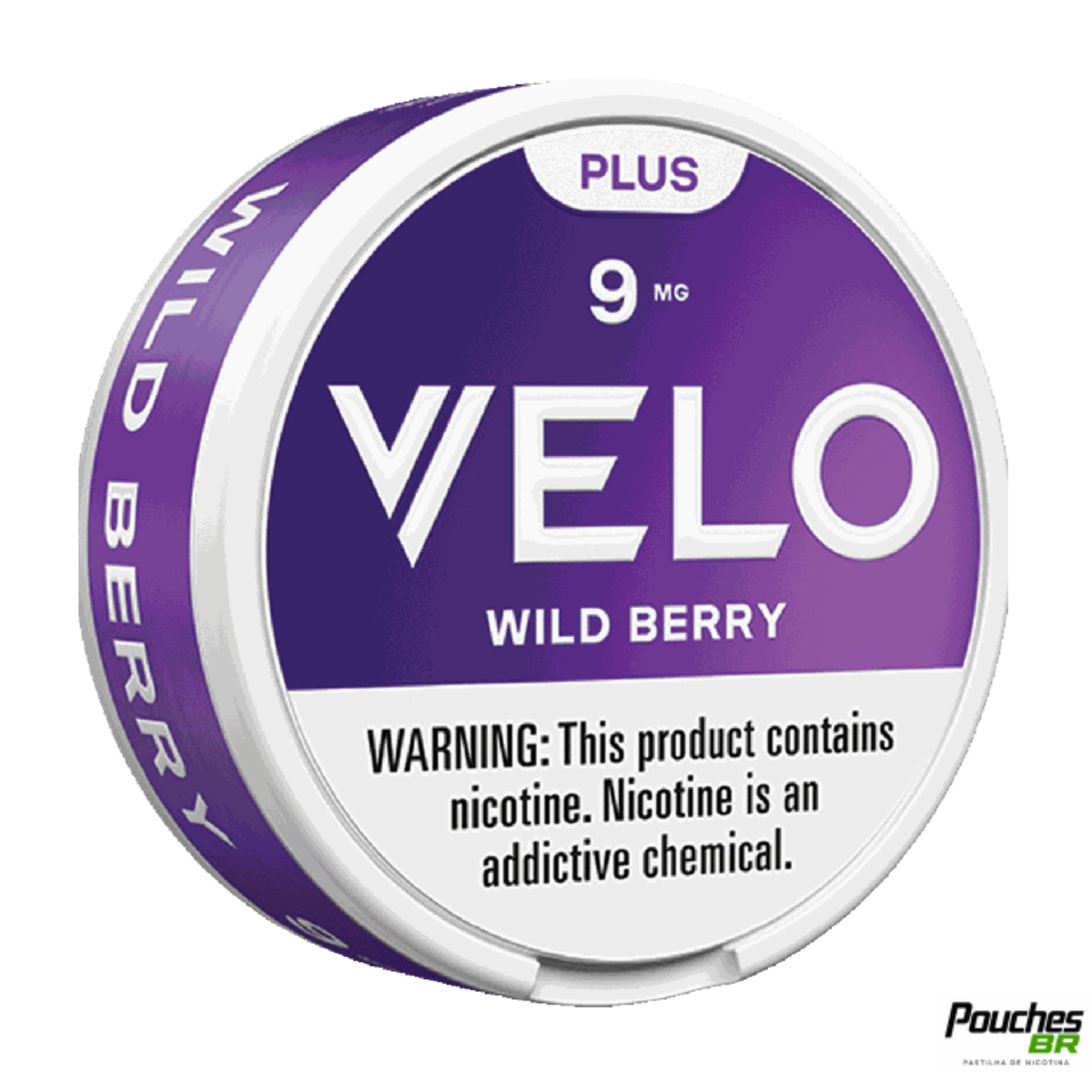 Nicotine VELO Plus Pouches Wild Berry 9mg