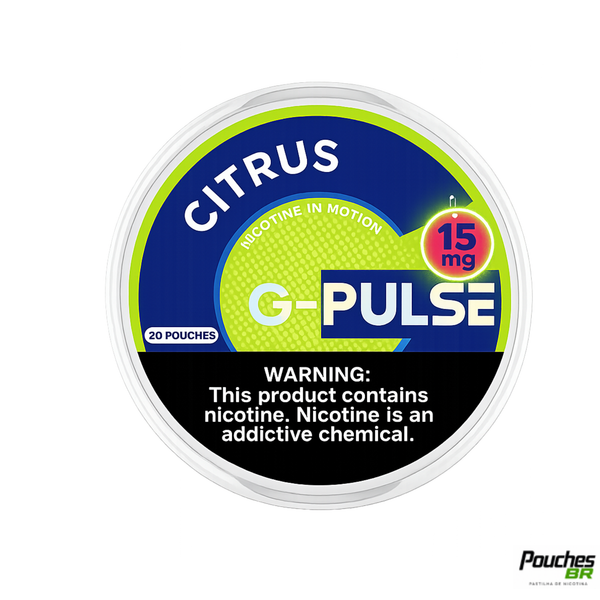 Nicotine G-PULSE Citrus 15mg 20 Pouches