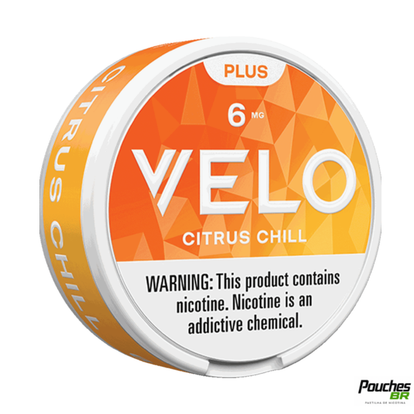 Nicotine VELO Plus Pouches Citrus Chill 6mg